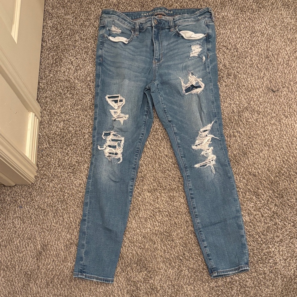 American Eagle Distressed Skinny Jeans